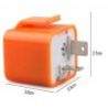 Relè frecce moto rele auto 12V 21W lampeggio regolabile universali clip dimmer 
