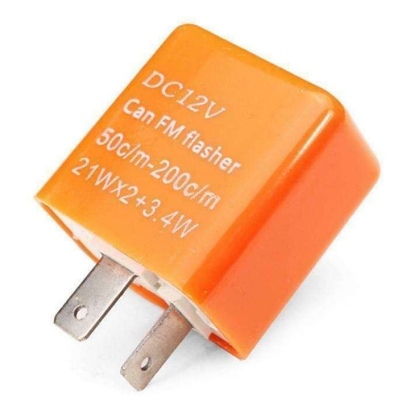 Relè frecce moto rele auto 12V 21W lampeggio regolabile universali clip dimmer 