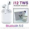 Auricolari wireless cuffie bluetooth I12 TWS PODS IOS ANDROID slim bluetooth 5.0