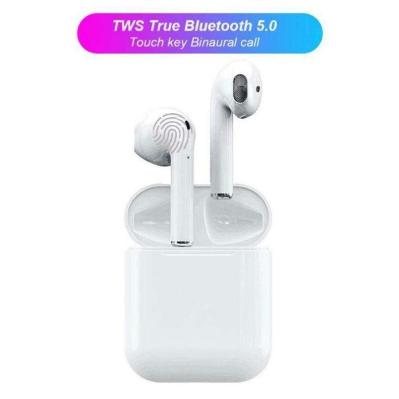 Auricolari wireless cuffie bluetooth I12 TWS PODS IOS ANDROID slim bluetooth 5.0