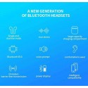 Auricolari wireless cuffie bluetooth I12 TWS PODS IOS ANDROID slim bluetooth 5.0