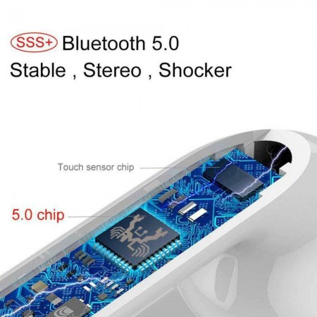Auricolari wireless cuffie bluetooth I12 TWS PODS IOS ANDROID slim bluetooth 5.0