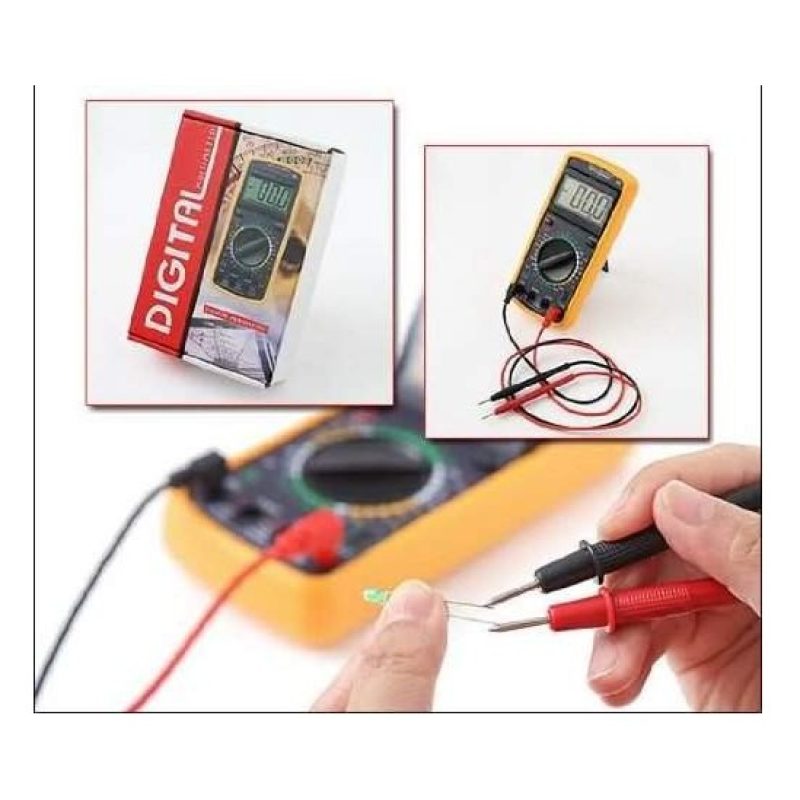 Tester Multimetro Digitale DISPLAY GIGANTE Economico e performante - Con Prova Transistor E Misura Hfe