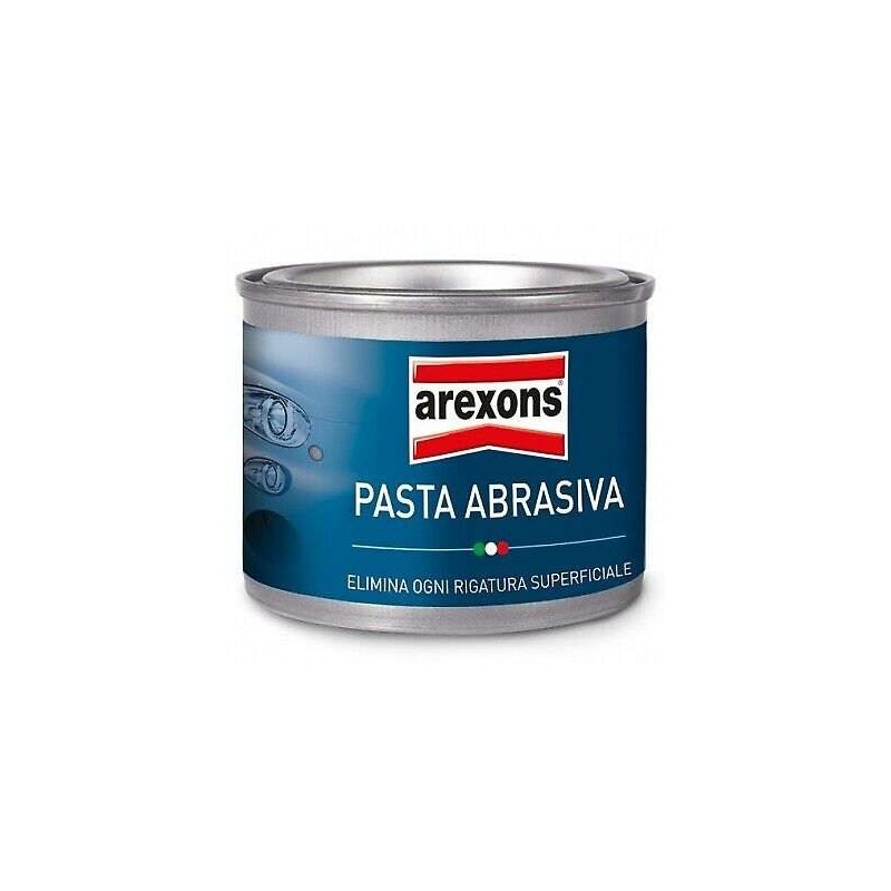 1x Latta pasta abrasiva 150gr Arexons elimina graffi aloni residui gomma ludido 