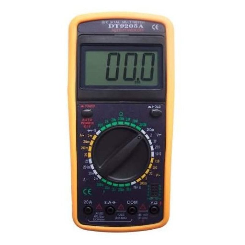 Tester Multimetro Digitale DISPLAY GIGANTE Economico e performante - Con Prova Transistor E Misura Hfe