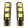 2x Lampadina siluro 42mm 8 LED Canbus auto no errore luci 12V 5036 ricambio SMD 