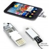 Chiavetta traferimento dati lettore OTG smartphone microSD cellulare reader