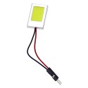 1x Luce 1 LED COB interno auto bagagliaio 18 lumen 30x20mm luce bianca ricambio