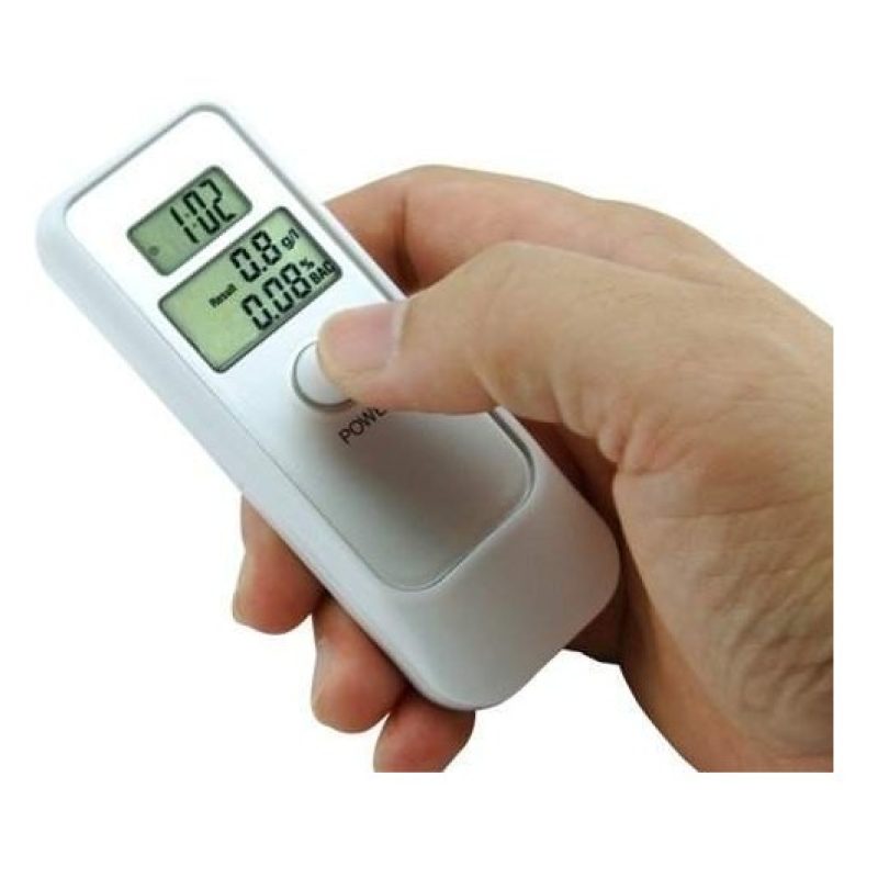 Tester Etilometro Digitale LCD Test Tasso Alcolico Alcolemico Sveglia + Batterie