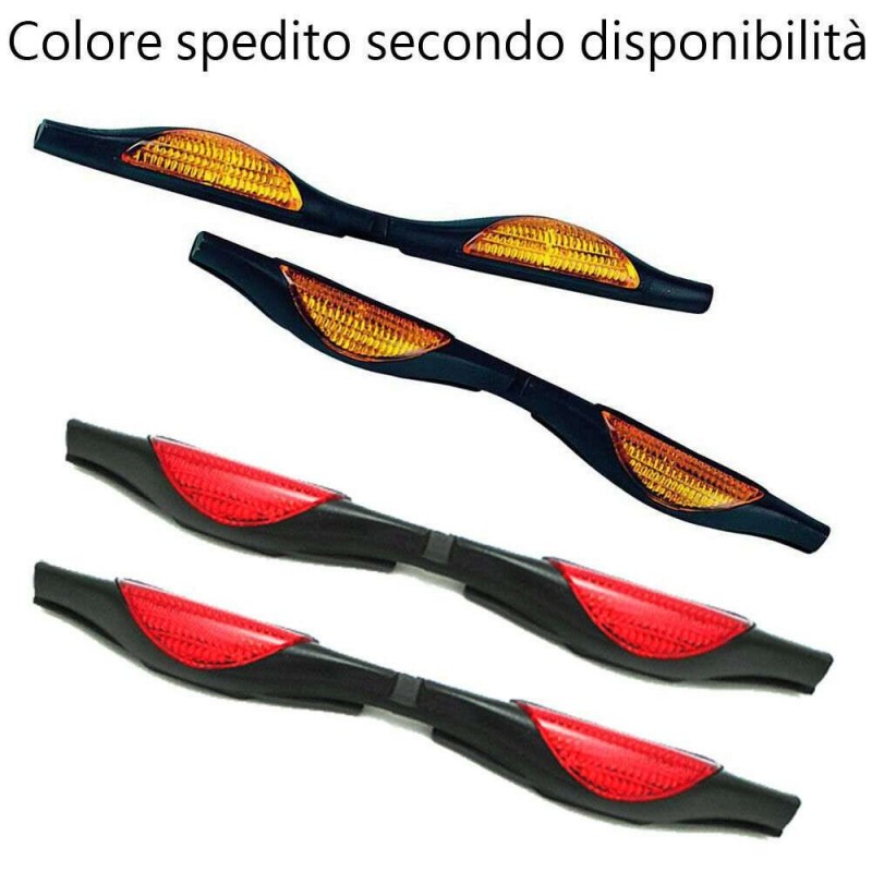 Paracolpi Portiere Auto - 2 Pezzi Blu Con Catarifrangenti - Protezione Da Urto E Graffi - THAPNCOW - Foto 10