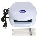Lampada LED UV ricostruzione unghie 54W nailart fornetto timer 604 con lampadine 