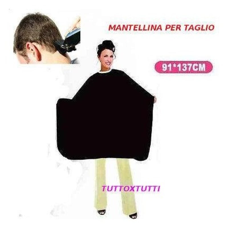 Mantella per tinta, acconciature, bigodini, taglio capelli 91 * 137cm