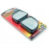 2x Specchietti visione angolo morto auto posteriore sicurezza stradale LA-093
