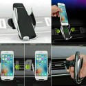 1x Supporto smartphone presa aria auto ricarica wireless Qi caricatore charger 