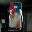 1x Supporto smartphone presa aria auto ricarica wireless Qi caricatore charger 