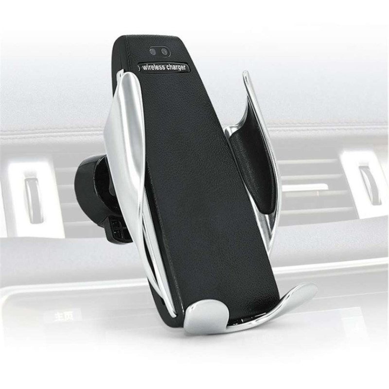 1x Supporto smartphone presa aria auto ricarica wireless Qi caricatore charger 