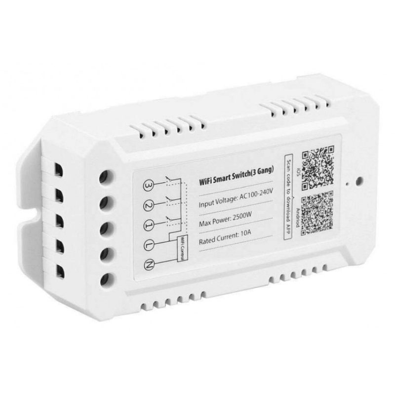 1x Switch WIFI smart controllo remoto 3 gang APP 4G elettrodomestici domotica