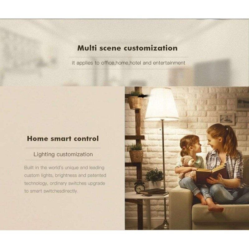 1x Switch WIFI smart controllo remoto 3 gang APP 4G elettrodomestici domotica