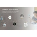1x Switch WIFI smart controllo remoto 3 gang APP 4G elettrodomestici domotica 1x Switch WIFI smart controllo remoto 3 gang APP 4G elettrodomestici domotica