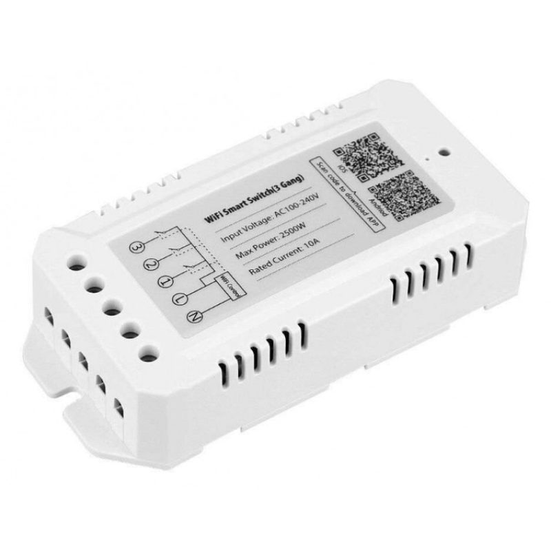 1x Switch WIFI smart controllo remoto 3 gang APP 4G elettrodomestici domotica