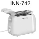 INNOLIVING Tostapane INN-742 pane toast cucina espulsione tasto STOP tostiera