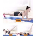Attrezzo in spugna addominali fitness ventosa sport caviglie curl push up sit up 