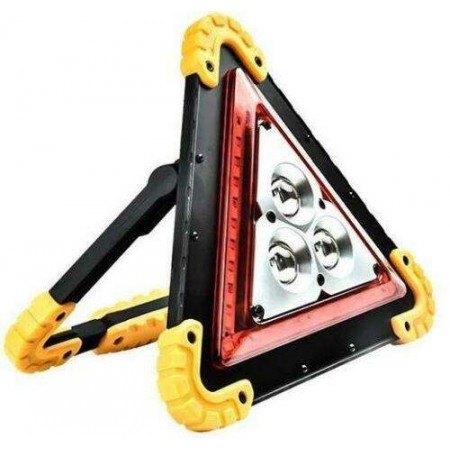Triangolo luminoso emergenza torcia ricaricabile ABS batteria SOS auto lampada