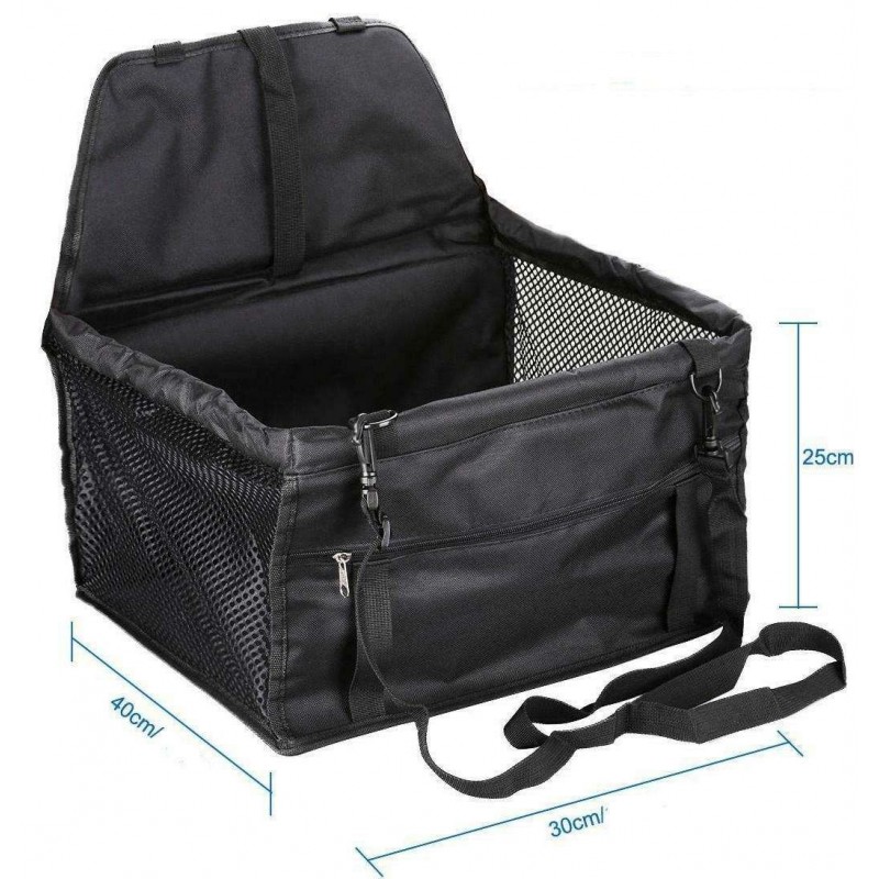Trasportino auto cane gatto cinghie sicurezza trasporto animali impermeabile