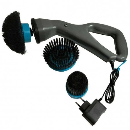 Pulitore rotante cordless ricarica spazzole Hurricane setole potente persiane