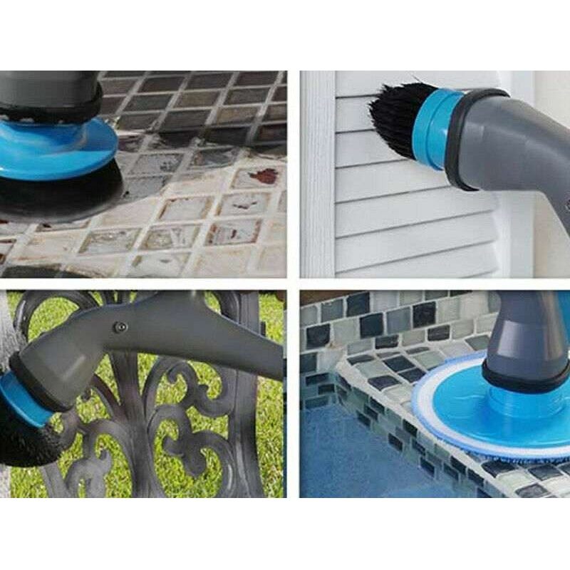 Pulitore rotante cordless ricarica spazzole Hurricane setole potente persiane