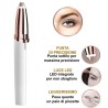 Epilatore Flawless NEW peluria viso body donna rimuove peli baffetto ascelle 