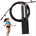 Corda salto veloce alluminio 3M rivestito gomma manici lunghi impugnatura salda 
