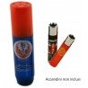 Set 2 pezzi bomboletta Ricarica GAS butano accendini 60ml con innesti ricambio 