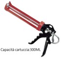 Pistola per silicone 300ml metallo sigillante professionale fai da te bricolage 