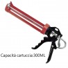Pistola per silicone 300ml metallo sigillante professionale fai da te bricolage 