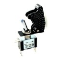 Switch interruttore aeronautico Rosso leva ON OFF ghiera girevole 12V 20A 