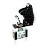 Switch interruttore aeronautico Rosso leva ON OFF ghiera girevole 12V 20A 