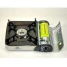 Fornello trasportabile tavolo gas Kemper camper barca valigetta piezo campeggio