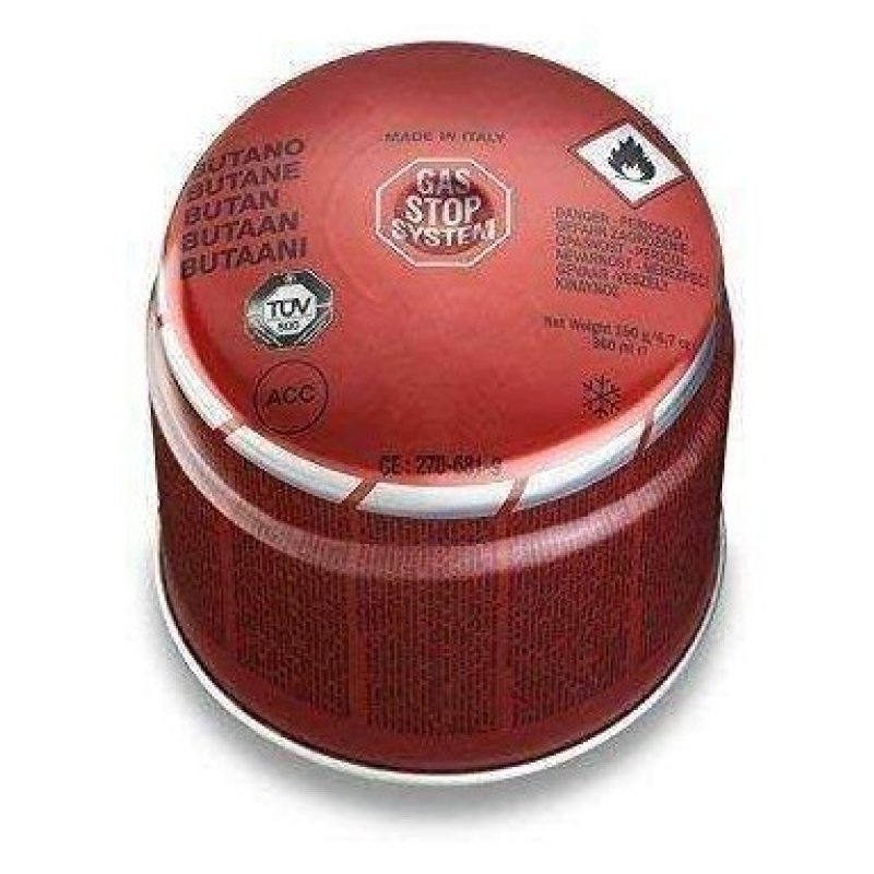 Cartuccia gas isobutano Campingaz CP250 ricambio fornelletti campeggio valvola 