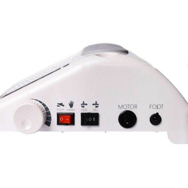 Kit 3in1 fresa aspiratore lampada Led 6000K ricostruzione unghie 35000rpm lavoro