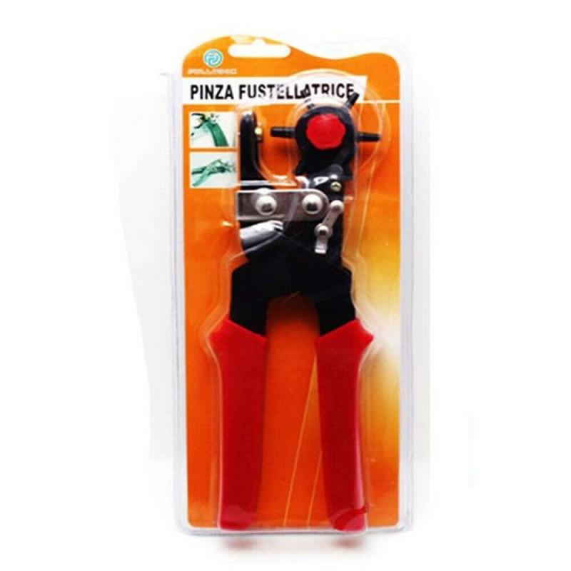 Pinza fustellatrice varie misure buchi diametro cinte borse fettucce cuoio casa 