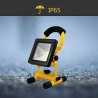 Faretto luci LED batterie luce ricaricabile lampada 30W esterno camping 804