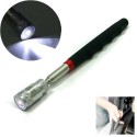 Magnete telescopico luce LED allungabile antiscivolo utensili lavoro viti chiodi