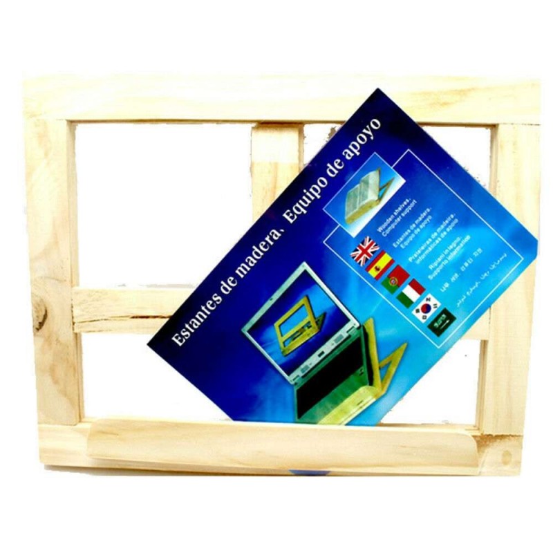 Leggio porta tablet pc libri legno laptop richiudibile trasportabile tavolo casa