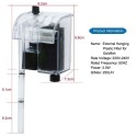 Filtro esterno acquario casa pesci XP-06 plastica trasparente acqua dolce salata