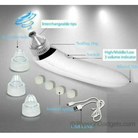 Aspiratore punti neri viso pulizia benessere rimuovi sporcizia pelle