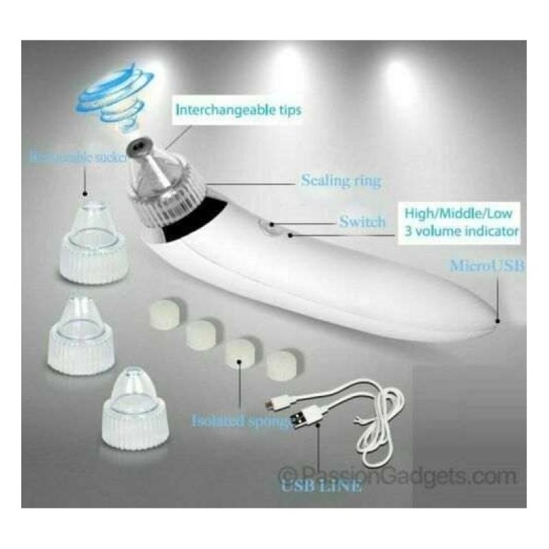 Aspiratore punti neri viso pulizia benessere rimuovi sporcizia pelle