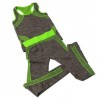 Tuta completa yoga sport abbigliamento donna pantalone canotta fitness