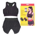 Tuta completa yoga sport abbigliamento donna pantalone canotta fitness
