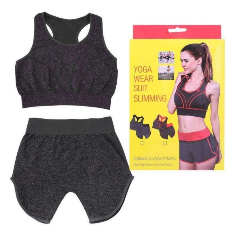Tuta completa yoga sport abbigliamento donna pantalone canotta fitness